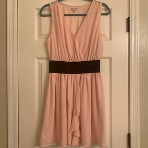 Beautiful Pink & Black Dress New With Tags